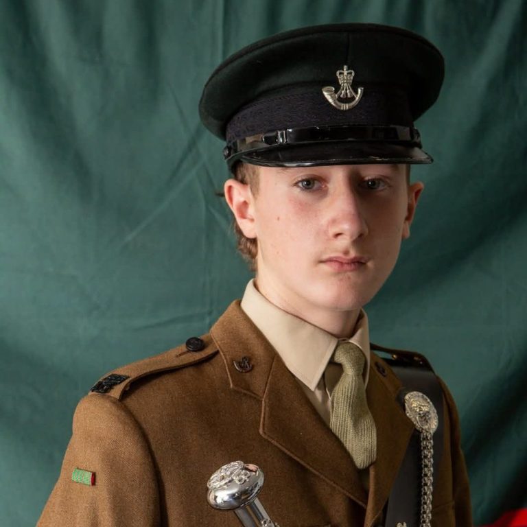 Cadet Bugle Major James Pether
